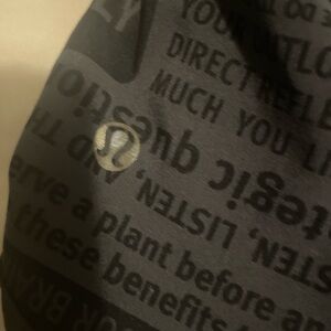 Black and grey Lululemon shorts 8 perfect for the outdoors!